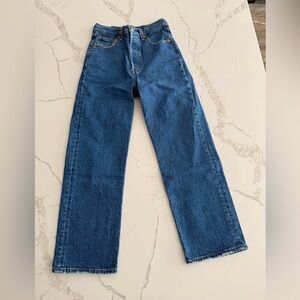 Levi’s Premium Ribcage Ankle Straight Jeans